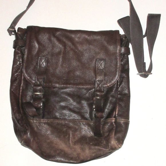 slouchy leather shoulder bag